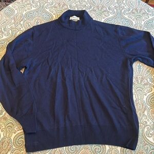 Vintage Italian Merino Wool Navy Sweater